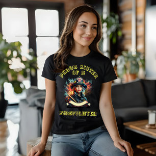 Stolze Schwester einer Entschlossenheit für Feuerg T-Shirt