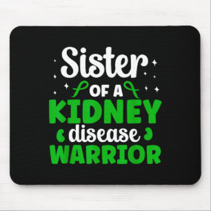 Stolze Schwester einer Schwester, die gegen Nieren Mousepad