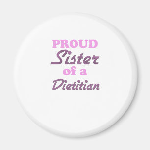 Stolze Schwester eines Diätetikers Magnet