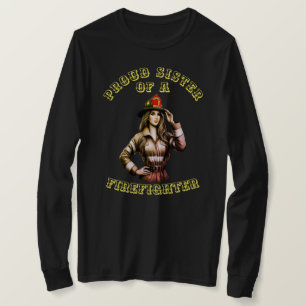 Stolze Schwester eines FeuersFighter Hi-Tech T-Shirt