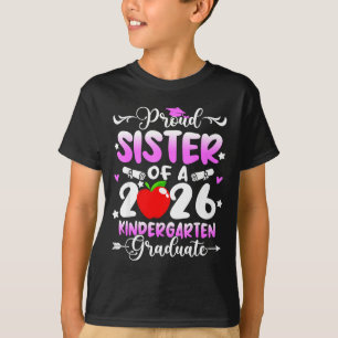 Stolze Schwester eines Kindergarten-Absolventen vo T-Shirt
