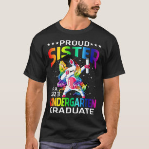 Stolze Schwester eines Kindergarten Unico 2023 T-Shirt