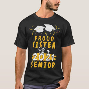 Stolze Schwester eines lustigen Absolventen des Se T-Shirt