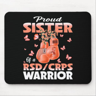 Stolze Schwester eines Rsd Crps Krieger Bewusstsei Mousepad