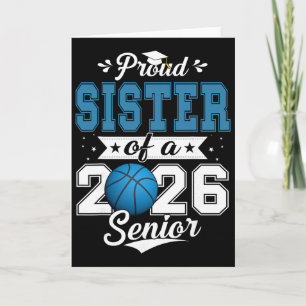 Stolze Schwester eines Senior Sketll-Absolventen 2 Karte