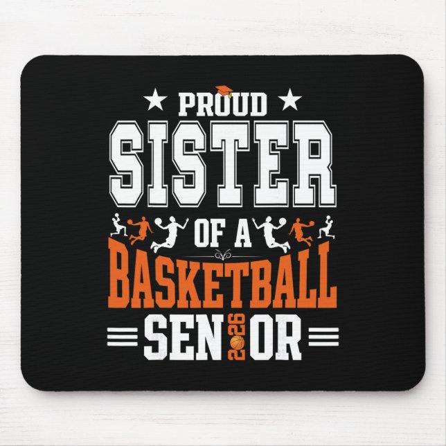 Stolze Schwester eines Senior Sketll-Absolventen 2 Mousepad (Vorne)