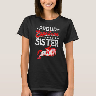 Stolze Schwester Mutter Tag Sport Mama M T-Shirt