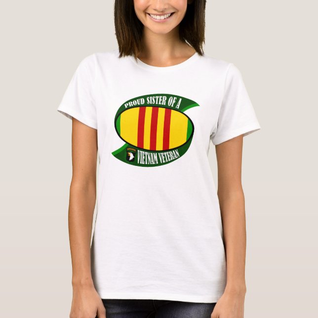 Stolze Schwester - Vietnam-Tierarzt T-Shirt (Vorderseite)