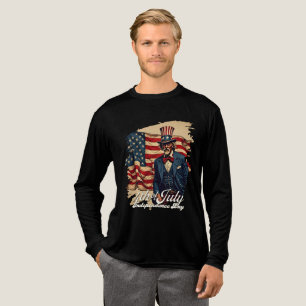 Stolze Seele des 4. Juli Tri-Blend Shirt