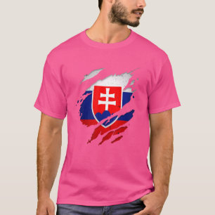 Stolze slowakische Tornschlupfflagge T-Shirt