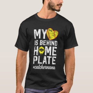 Stolze Softball Catcher Nana eines Softball Catche T-Shirt