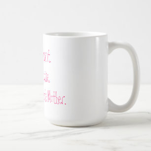 Stolze stellvertretende Mutter-Tassen-weißes Rosa Tasse