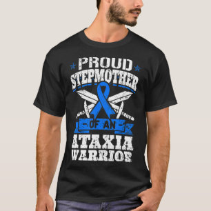 Stolze Stepmutter eines Ataxia Warrior Blue Awaren T-Shirt