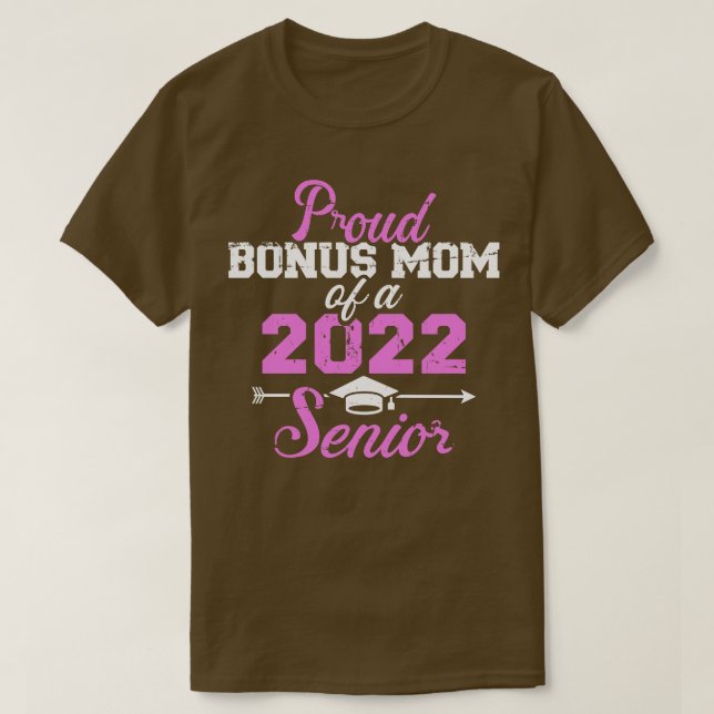 Stolze Stiefmutter der Abschluss 2022-Klasse 2 T-Shirt (Design vorne)