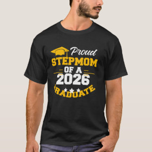 Stolze STIEFMUTTER des Senior-Absolventen 2026 Col T-Shirt