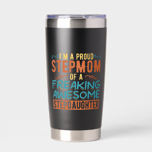 Stolze Stiefmutter Stieftochter Zitat Geschenk Thermobecher