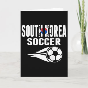 Stolze südkoreanische Fußballfans Trikot Unterstüt Karte