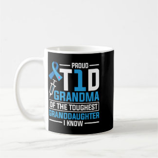 stolze T1d-Oma Großeltern Typ-1-Diabetes Kaffeetasse