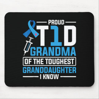 Stolze T1d-Oma Großeltern Typ-1-Diabetes Mousepad