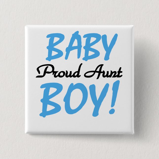 Stolze T-Shirts und Geschenke Tanten-Baby Button (Vorderseite)