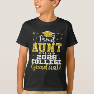 Stolze Tante 2025 Uni Graduate Family 25 Grad T-Shirt