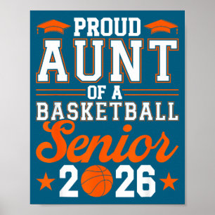 Stolze Tante 2026 Senior Basketball Illustration Poster