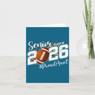 Stolze Tante 2026 Senior Football Illustration Karte