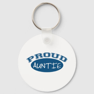 Stolze Tante (blau) Schlüsselanhänger