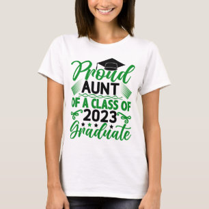 Stolze Tante einer Klasse von 2023 Absolvent T-Shirt