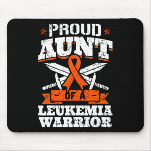 Stolze Tante einer Leukämie Kriegerin Tia Bewussts Mousepad