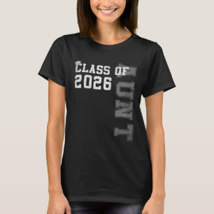 Stolze Tante eines Absolventen 2026 Abschluss Seni T-Shirt