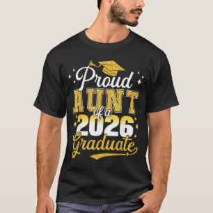 Stolze Tante eines Absolventen der Klasse 2026 T-Shirt