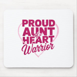 Stolze Tante eines Herzens Kriegers, Open Heart By Mousepad