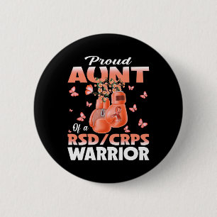 Stolze Tante eines Rsd-Crps-Krieger-Sensibilisieru Button