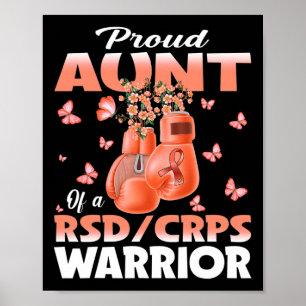 Stolze Tante eines Rsd-Crps-Krieger-Sensibilisieru Poster