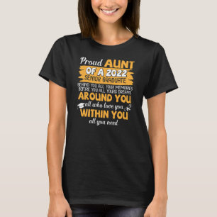 Stolze Tante eines Senior Graduate Niece Nephew 20 T-Shirt