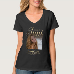 Stolze Tante Foto-Abschluss-T-Shirt T-Shirt