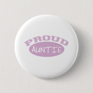 Stolze Tante (Rosa) Button
