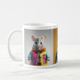 Stolze Tiere: Chinchilla, Bunny, Pinguin Kaffeetasse