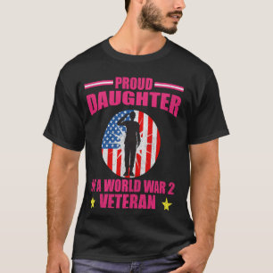 stolze Tochter des Veteranen Patriotic aus dem 2. T-Shirt