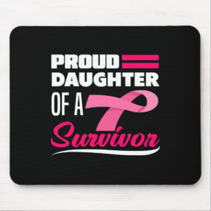 Stolze Tochter einer überlebenden Mama Brustkrebs  Mousepad