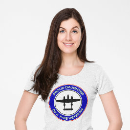 Stolze Tochter eines P-38 Veteranen Tri-Blend Shirt