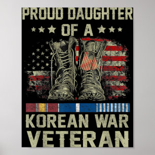 Stolze Tochter eines Veteranen aus dem Koreakrieg, Poster