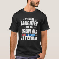 Stolze Tochter eines Veteranen-Fans aus dem Koreak