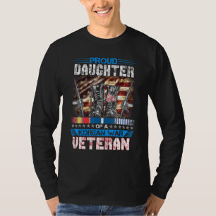 Stolze Tochter eines Veteranen-Koreakrieges im Kor T-Shirt