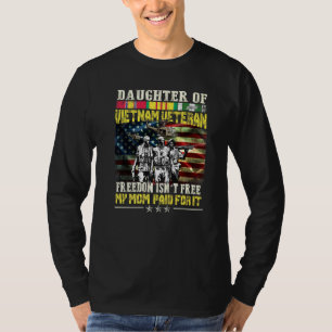 Stolze Tochter eines Vietnam-Veteranen-Moms  Freih T-Shirt