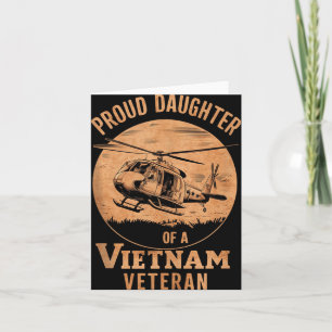 Stolze Tochter eines vietnamesischen Veteranen-Tan Karte