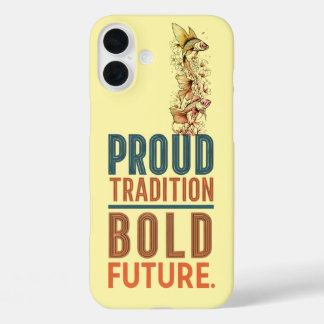 Stolze Tradition, kühne künftige Gestaltung der Fi iPhone 16 Plus Hülle