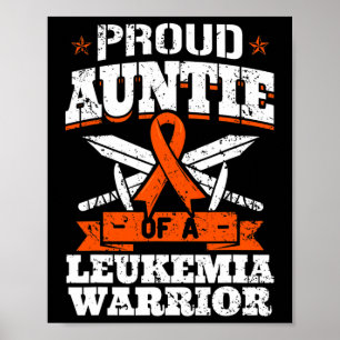 Stolze Tränen einer Leukämie Warrior Bewusstsein B Poster
