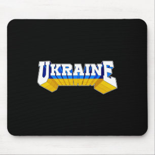 Stolze Ukraine-Flagge Ukrainisch Mousepad